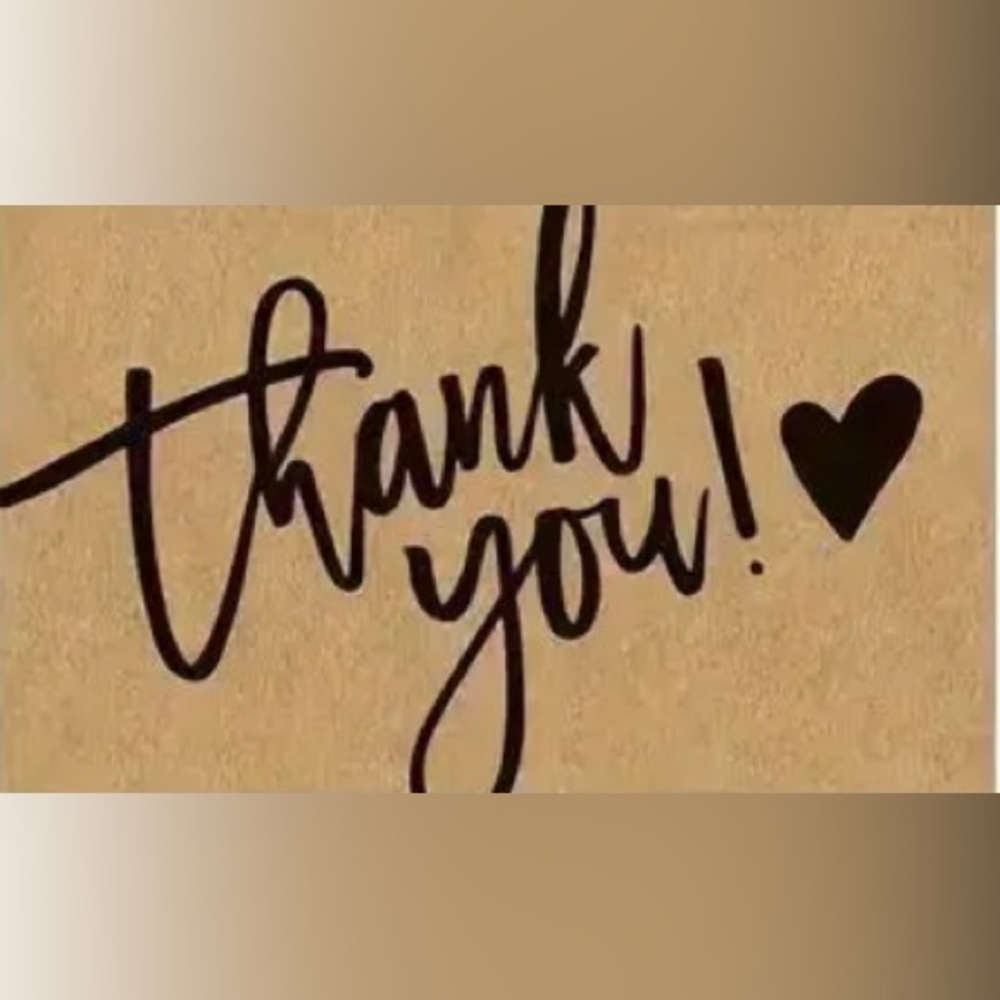 50 Pack Of Small Business Thank You Cards